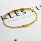 Pre-Owned 9ct Gold Tricolor Tapering Bracelet