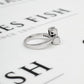 Pre-Owned 18ct White Gold Diamond Crossover Ring Size O