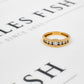 Pre-Owned 18ct Gold 7 Diamond Ring Size O