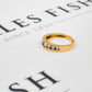 Pre-Owned 18ct Gold 7 Diamond Ring Size O