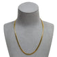 Pre-Owned 9ct Gold Curb Chain Necklace 16 Inch