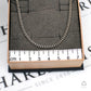Pre-Owned 9ct White Gold Curb Chain Necklace 25 Inch