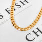 Pre-Owned 9ct Gold Curb Chain Necklace 22 Inch