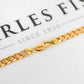 Pre-Owned 9ct Gold Curb Chain Necklace 22 Inch