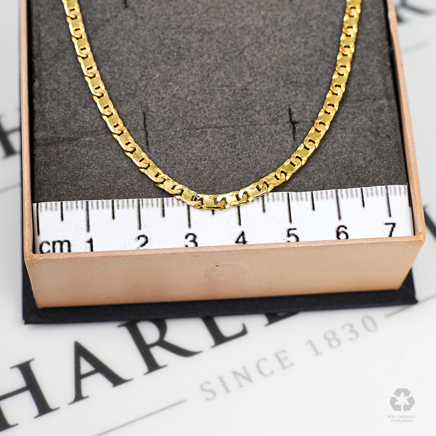 Pre-Owned 18ct Gold Anchor Link Chain Bracelet 7.5 Inch