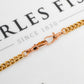 Pre-Owned 9ct Rose Gold Double Albert Necklace & TBar