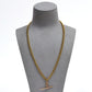 Pre-Owned 9ct Rose Gold Double Albert Necklace & TBar
