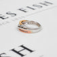 Pre-Owned 9ct Gold Tricolor 3 Row Crossover Diamond Ring