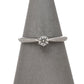 Pre-Owned 18ct White Gold Diamond Solitaire Ring Size S