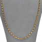 Pre-Owned 9ct Gold Belcher Chain Necklace 24 Inch