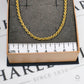 Pre-Owned 9ct Gold Rope Chain Necklace 18 Inch