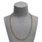 Pre-Owned 9ct Gold Rope Chain Necklace 18 Inch