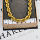 Pre-Owned 9ct Gold Rope Chain Necklace 22 Inch