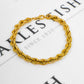 Pre-Owned 9ct Gold Rope Chain Bracelet 8 Inch