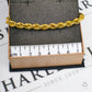 Pre-Owned 9ct Gold Rope Chain Bracelet 8 Inch