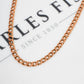 Pre-Owned 9ct Rose Gold Curb Chain Necklace 24 Inch