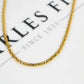 Pre-Owned 18ct Gold Popcorn Chain Necklace 20 Inch