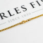 Pre-Owned 18ct Gold Popcorn Chain Necklace 20 Inch