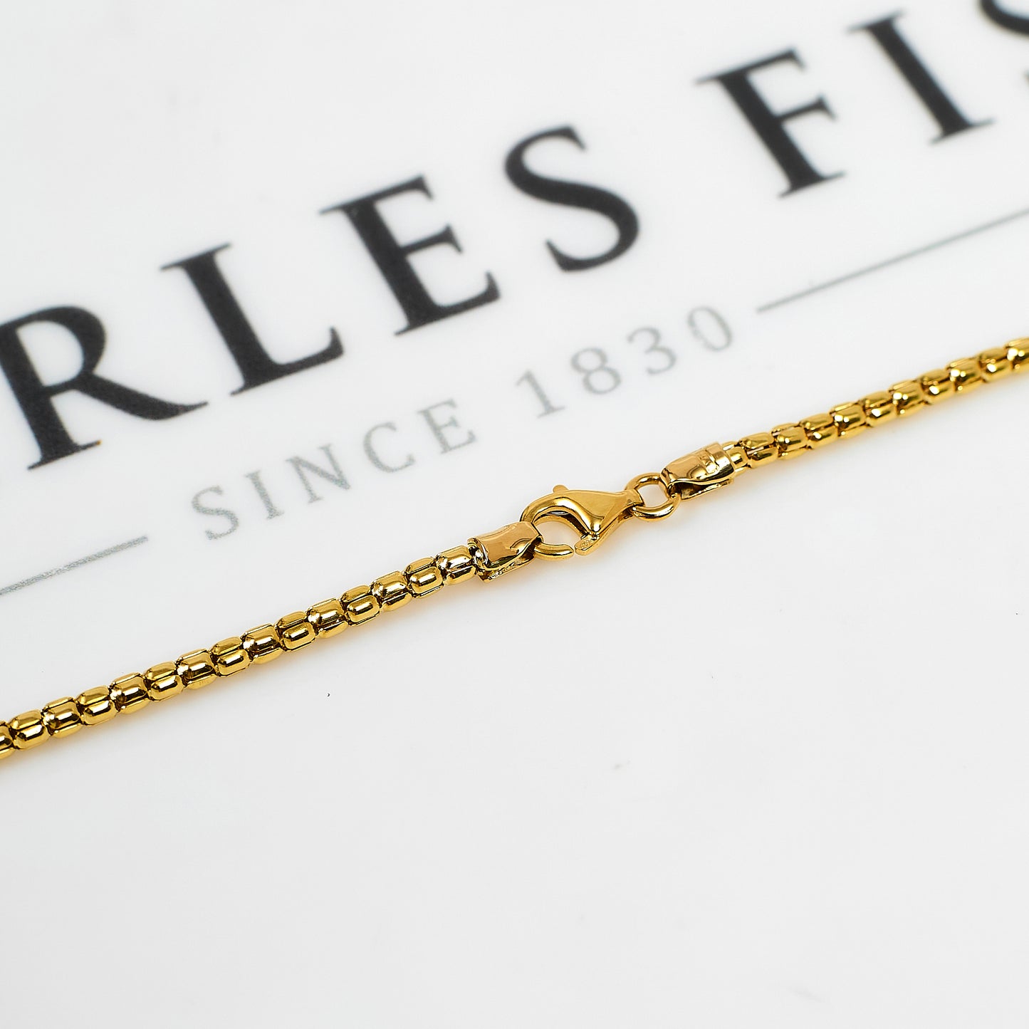 Pre-Owned 18ct Gold Popcorn Chain Necklace 20 Inch