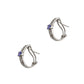 Pre-Owned 14ct White Gold Tanzanite & Diamond Earrings