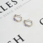 Pre-Owned 14ct White Gold Tanzanite & Diamond Earrings