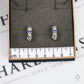 Pre-Owned 14ct White Gold Tanzanite & Diamond Earrings
