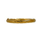 Pre-Owned 9ct Gold Hinged Twist Design Bangle