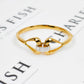 Pre-Owned 18ct Gold Double Noose Design Bangle