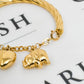 Pre-Owned 18ct Gold Bangle & 4 Charm Bracelet