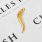 Pre-Owned 18ct Gold Horn Of Life Pendant Sandblasted