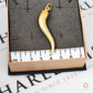 Pre-Owned 18ct Gold Horn Of Life Pendant Sandblasted