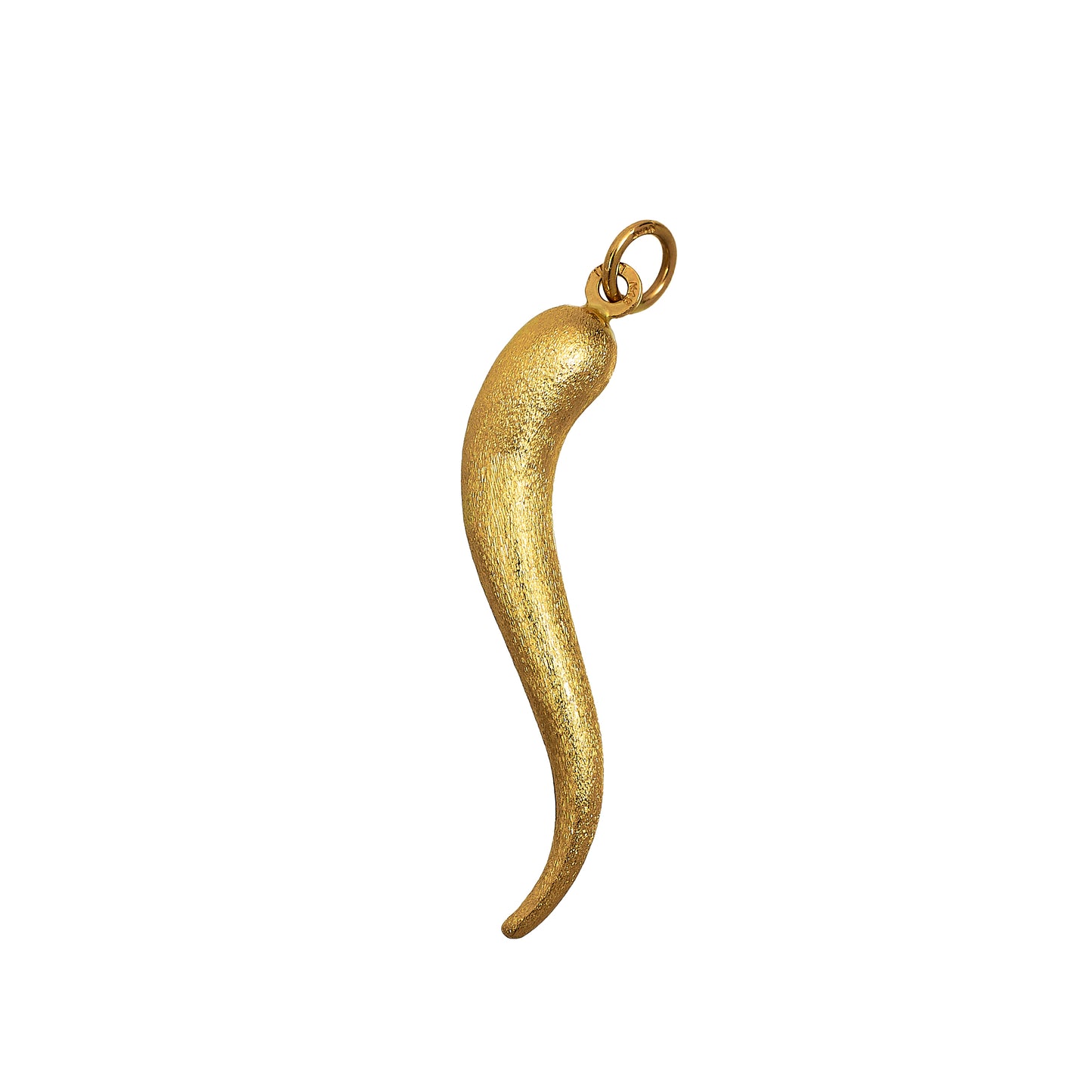 Pre-Owned 18ct Gold Horn Of Life Pendant Sandblasted