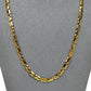 Pre-Owned 18ct Gold Freeform Link Chain Necklace 18 Inch