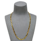 Pre-Owned 18ct Gold Freeform Link Chain Necklace 18 Inch
