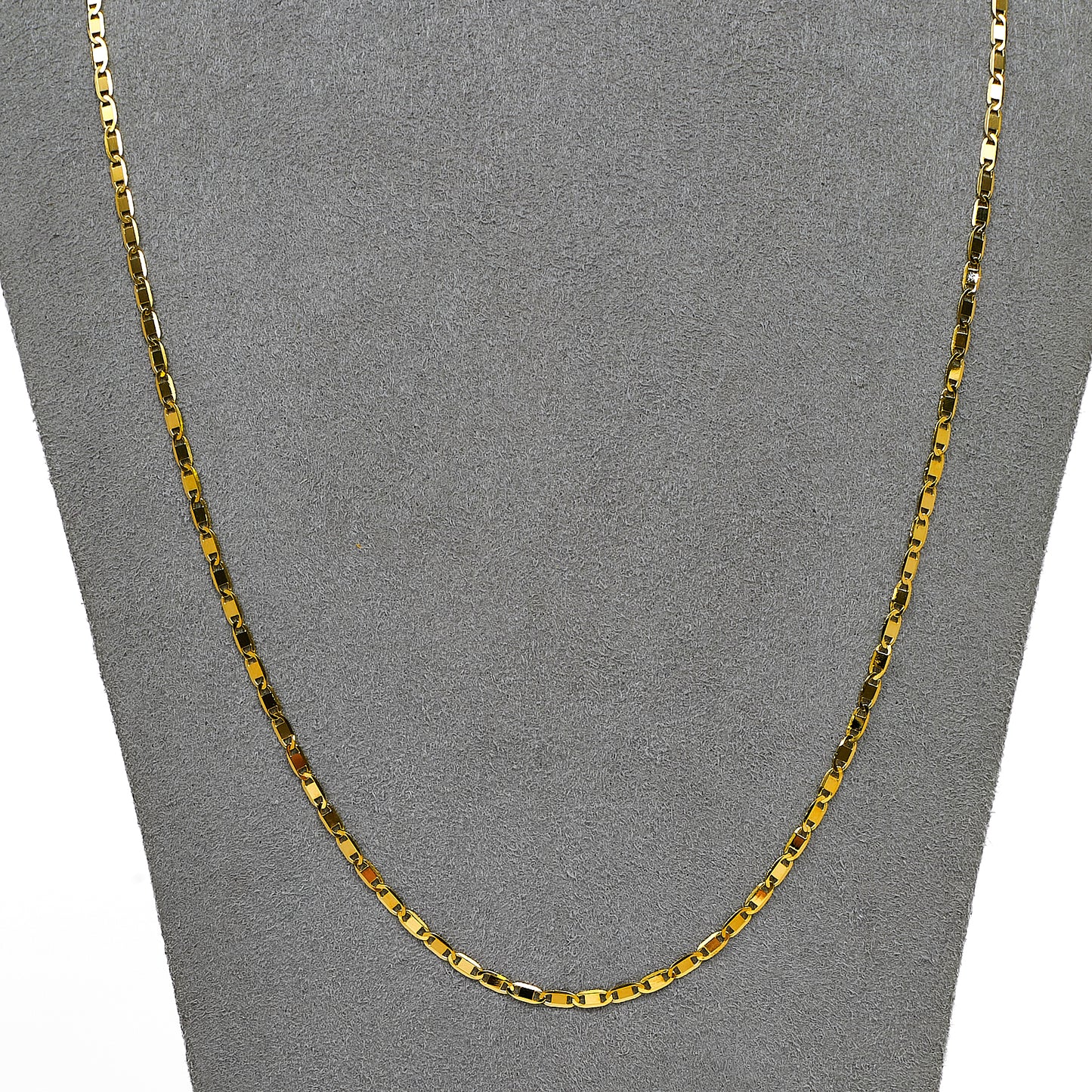 Pre-Owned 18ct Gold Anchor Chain Necklace 24 Inch
