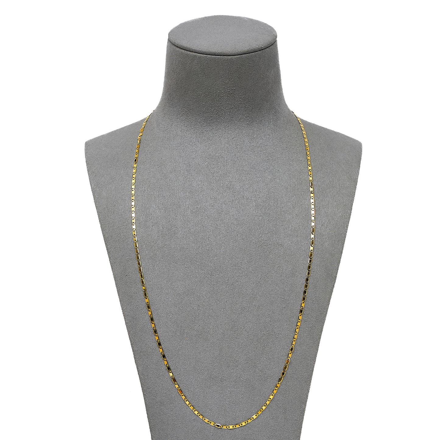 Pre-Owned 18ct Gold Anchor Chain Necklace 24 Inch
