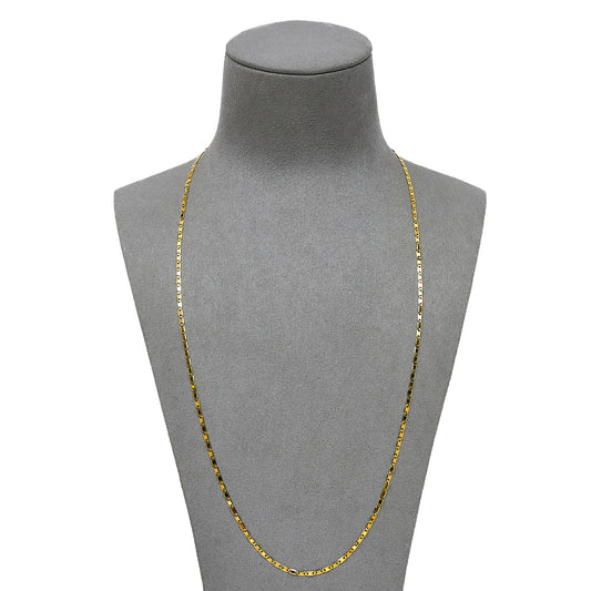 Pre-Owned 18ct Gold Anchor Chain Necklace 24 Inch
