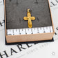 Pre-Owned 18ct Gold Crucifix With Rounded Ends