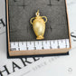 Pre-Owned 18ct Gold Urn Pendant Sandblast Finish