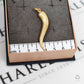 Pre-Owned 18ct Gold Horn Of Life Pendant Sandblasted Finish