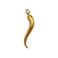 Pre-Owned 18ct Gold Horn Of Life Pendant Sandblasted Finish