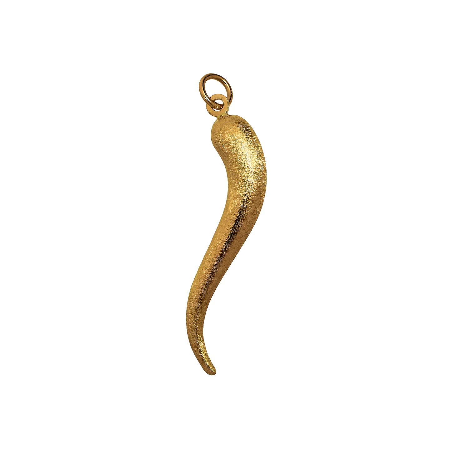Pre-Owned 18ct Gold Horn Of Life Pendant Sandblasted Finish