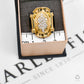 Pre-Owned 18ct Gold CZ Open Back Statement Ring Size R