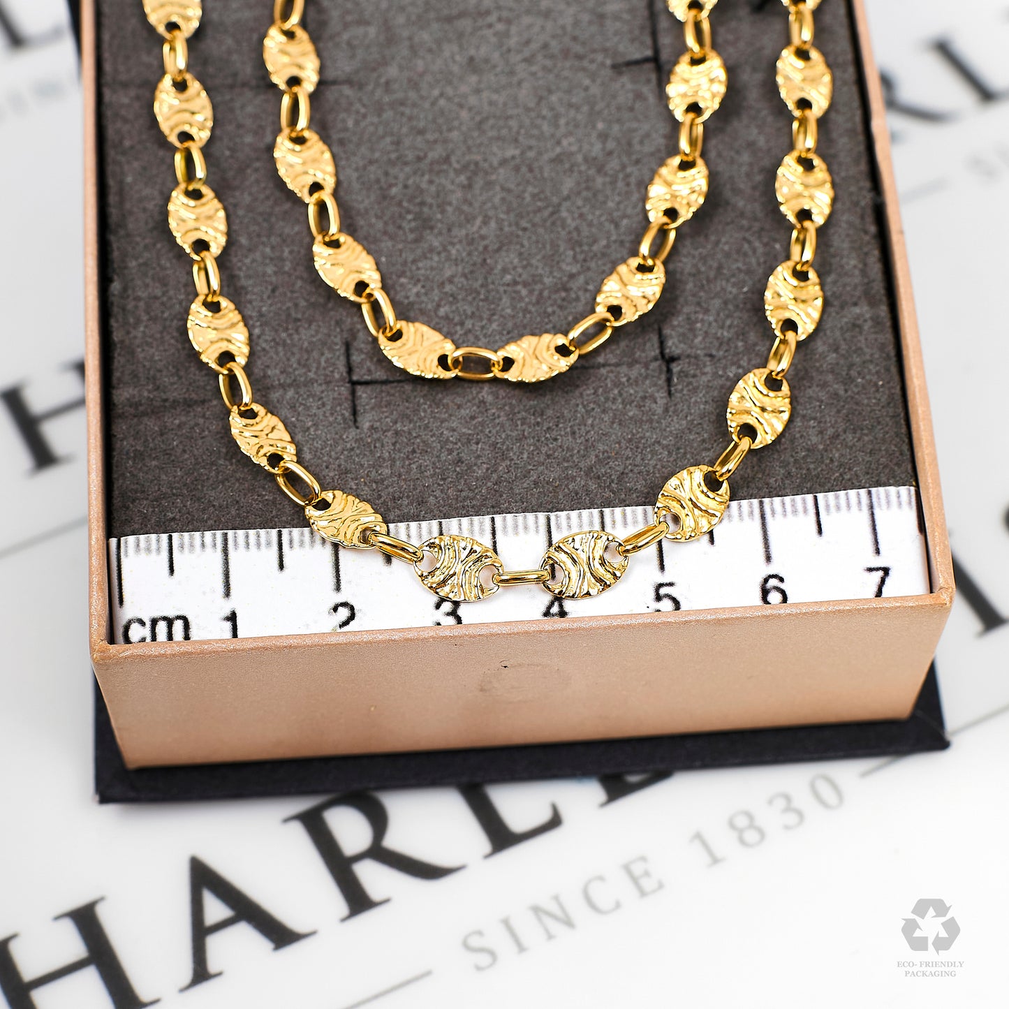 Pre-Owned 18ct Gold Oval Link Bracelet & Necklace SET