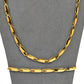 Pre-Owned 18ct Gold Oval Link Jewellery SET