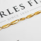 Pre-Owned 18ct Gold Oval Link Jewellery SET