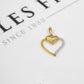 Pre-Owned 14ct Gold CZ Double Heart Pendant