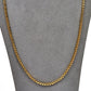 Pre-Owned 18ct Gold Box Link Necklace 25 Inch