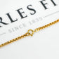 Pre-Owned 18ct Gold Box Link Necklace 25 Inch