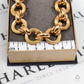 Pre-Owned 18ct Gold Round & Oval Link Bracelet 9 Inch